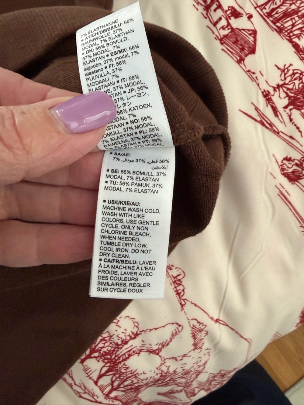 The Drop Brown Women's Hoodie & Jogger Travel Set, XXL - Picture 7 of 11